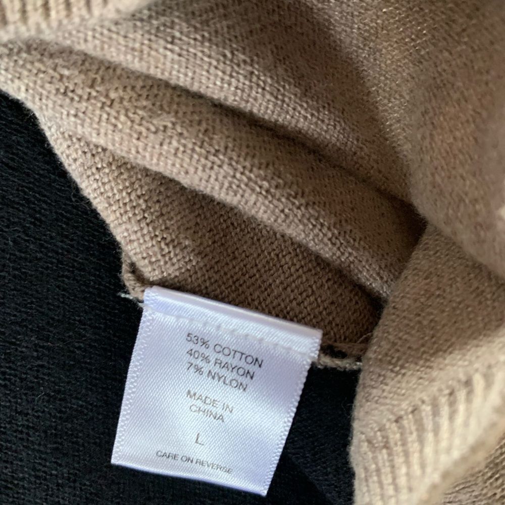 New York & Company Colorblock Zip Back Sweater - Picture 9 of 11